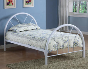 Marjorie Twin Bed (White)