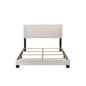 Lien Upholstered Queen Bed (White)