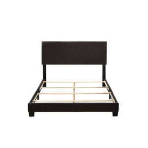 Lien  Upholstered Queen Bed (Espresso)
