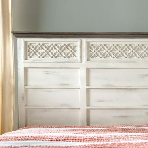 Myrtlemoore Vintage Bed Frame (Ivory/Grey)