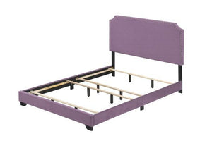 Haemon Upholstered Bed (Purple)