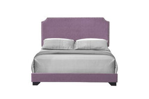 Haemon Upholstered Bed (Purple)