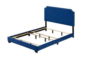 Haemon Upholstered Bed (Blue)