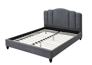 Giada Upholstered Bed (Grey)