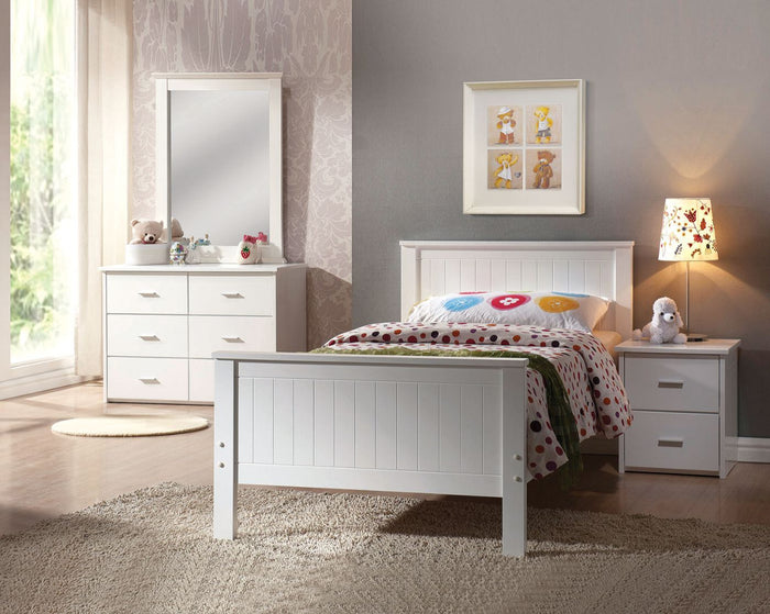 Bungalow Twin Bed (White)
