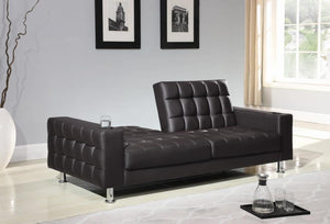 Pacheco Sofa Bed (Dark Brown)