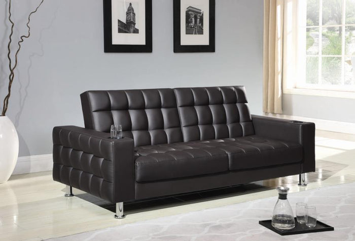 Pacheco Sofa Bed (Dark Brown)