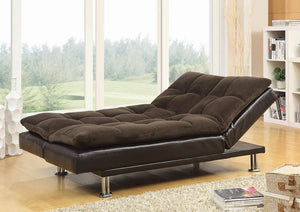 Lennon Cushion Sofa Bed (Brown)