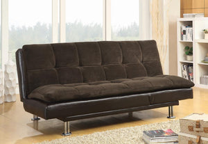 Lennon Cushion Sofa Bed (Brown)
