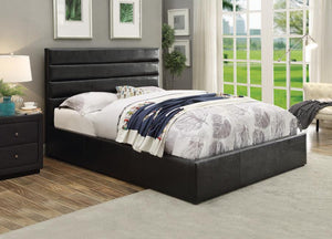 Riverbend Upholstered Storage Bed (Black)