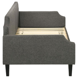 Olivia Upholstered Twin Daybed (Grey)