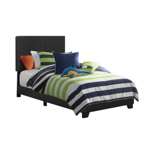 Dorian Upholstered Bed (Black)