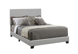 Dorian Upholstered Bed (Grey)