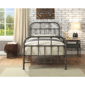 Nicipolis Metal Bed (Grey)