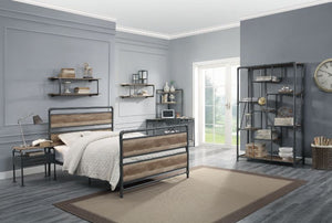 Brantley Full Bed (Antique Oak/Sandy Gray)