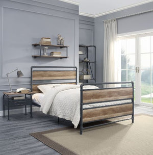 Brantley Full Bed (Antique Oak/Sandy Gray)