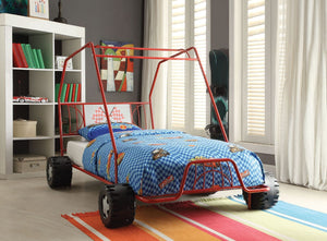 Xander Go Kart Twin Bed (Red)