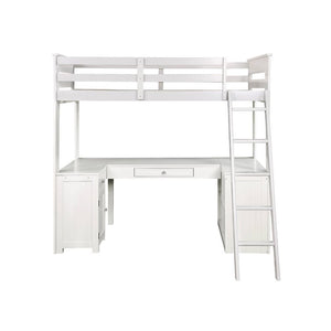 Ambar Twin Loft Bed (Light Grey)