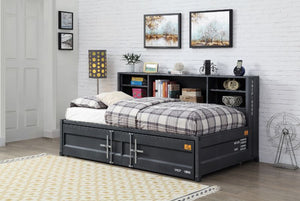 Cargo Day Bed with Trundle (Grey)
