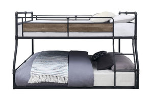 Cordelia Full/Queen Bunk Bed (Sandy Black)