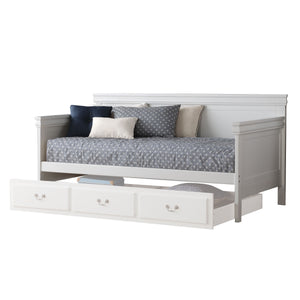 Bailee Day Bed with Trundle (White)