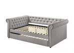Rose Full Daybed & Trundle (Grey)
