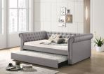 Rose Full Daybed & Trundle (Grey)