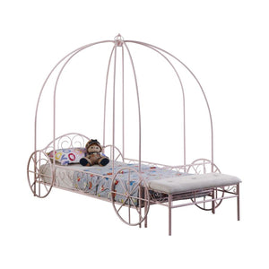 Massi Twin Canopy Bed (Powder Pink)