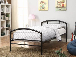 Iron Twin Bed (Black)