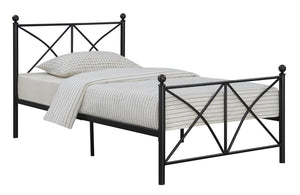 Hart Metal Platform Bed (Black)