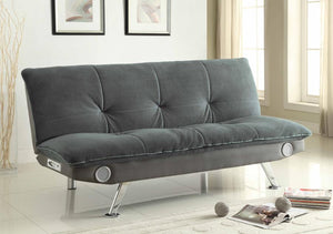 Odel Sofa Bed w/ Built-In Bluetooth (Grey)