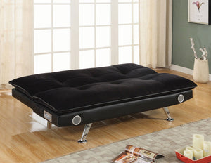 Odel Sofa Bed w/ Built-In Bluetooth (Black)