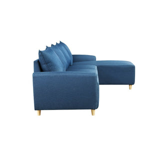 Marcin Blue Sectional Sofa