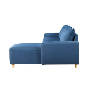 Marcin Blue Sectional Sofa