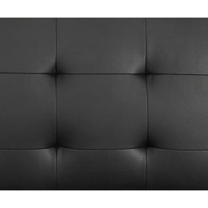 Essick II PU Leather Sectional (Black)