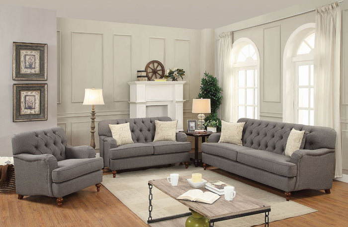 Alianza Living Room Set (Dark Gray)