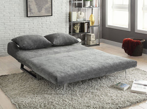Vera Upholstered Sofa Bed (Grey)