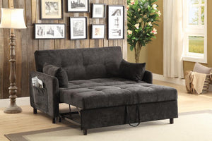 Underwood Sleeper Sofa Bed (Charcoal Grey)