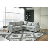 Edlie 5-Piece Sectional (Pewter)