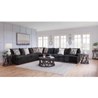 Lavernett 4-Piece Sectional (Charcoal)
