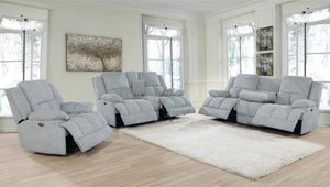 Waterbury Living Room Power Collection (Grey)
