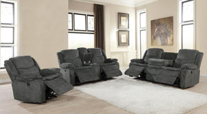 Jennings Living Room Power Collection (Charcoal)