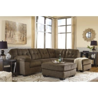 Accrington 2-Piece Sleeper Sectional with Right Chaise (Earth)