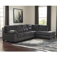 Accrington 2-Piece Sleeper Sectional with Right Chaise (Granite)