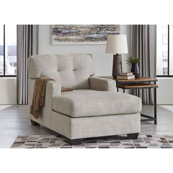 Mahoney Fabric Chaise (Grey)