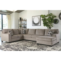 Ballinasloe 3-Piece Sectional with Right Chaise (Platinum)