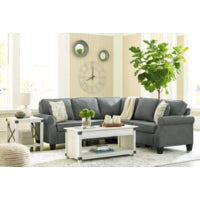 Alessio 4-Piece Sectional (Charcoal)