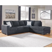 Altari 2-Piece Sectional with Right Chaise (Slate)