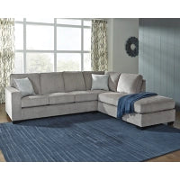Altari 2-Piece Sectional with Right Chaise (Alloy)