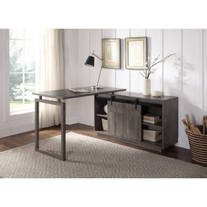 Bellarosa Desk (Double Space) (Grey)